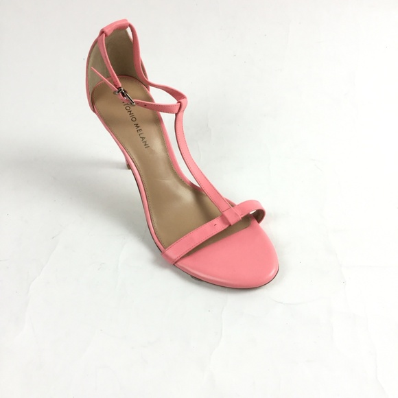 - New Antonio Melani Pink Leather Sandal - Picture 5 of 8